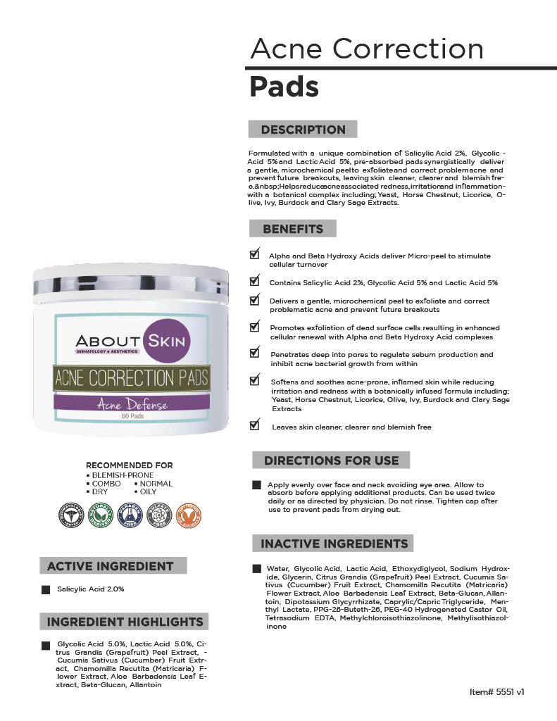 Acne Correction Pads