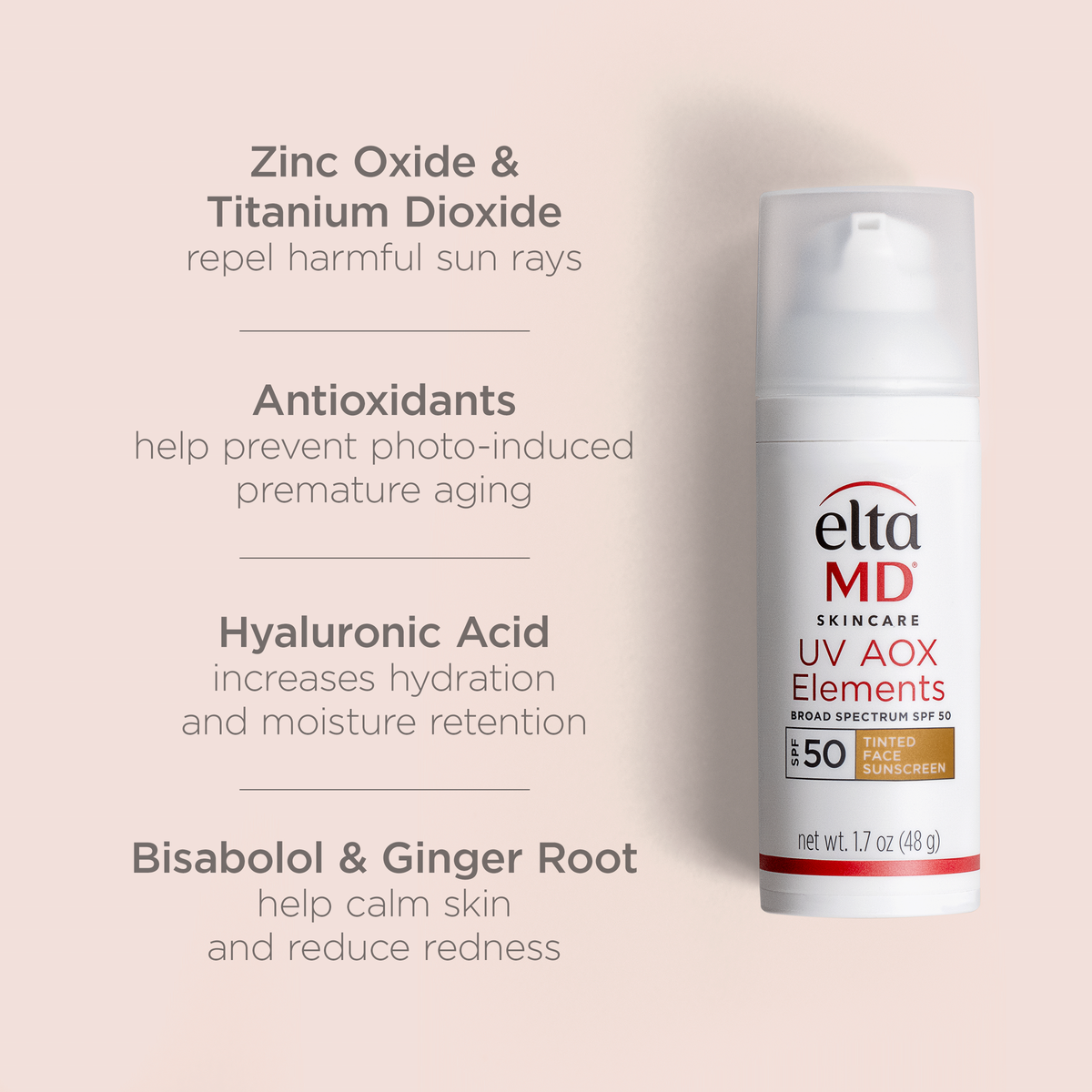 UV AOX Elements Broad-Spectrum SPF50 Tinted