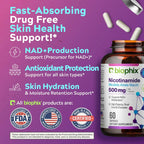 Biophix Nicotinamide 500mg Vitamin B3
